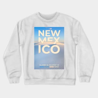 New Mexico Travel Poster Crewneck Sweatshirt